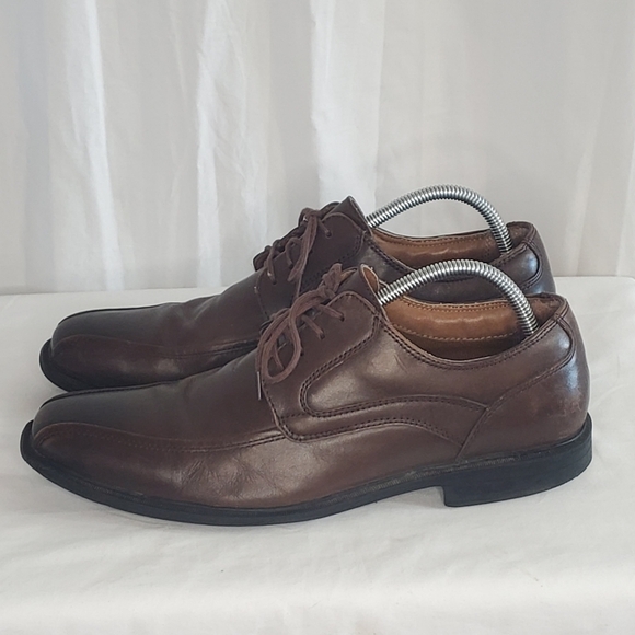 GH Bass Mens Gordon II Brown Lace Up Leather Oxford Dress Shoes Size 10 M - Picture 5 of 10